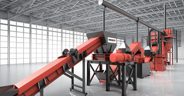 鋰電池極片破碎分選方案