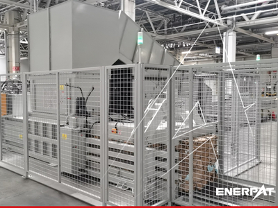 恩派特再次攜手華晨寶馬定制全自動廢紙箱打包線案例