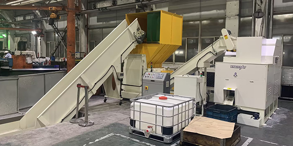 機加工金屬削難處理，金屬刨花破碎機進行減容回收