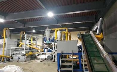 山西大同電子設備制造業破碎處置案例