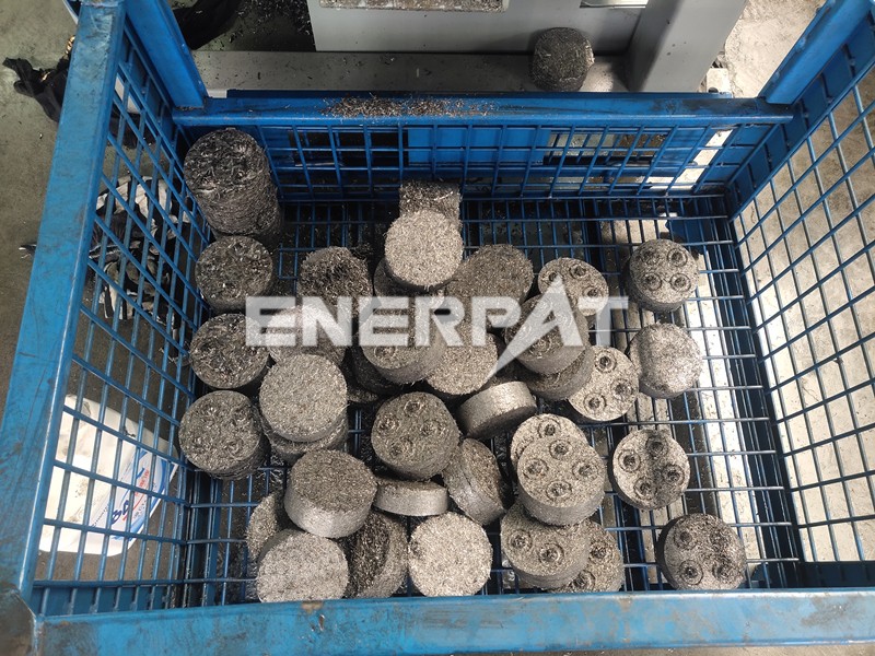 雙出餅鋁屑壓塊機